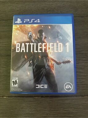 PlayStation 4 Battlefield 1 Game Case - Blue